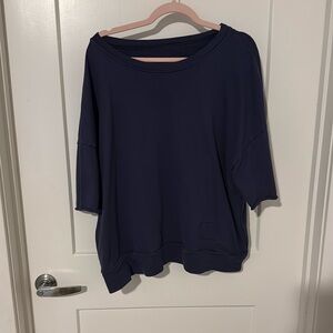 Daily Drills Navy Blue Women's Top